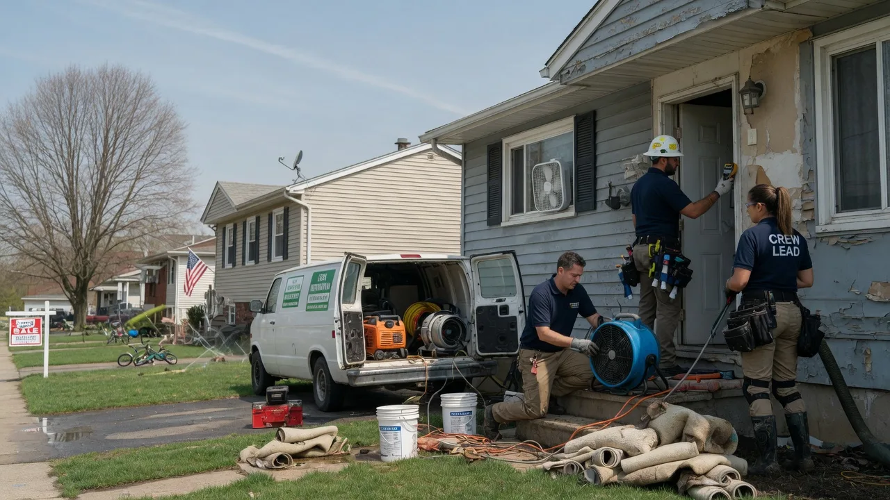 Flood Cleanup in Blue Grass, IA near me