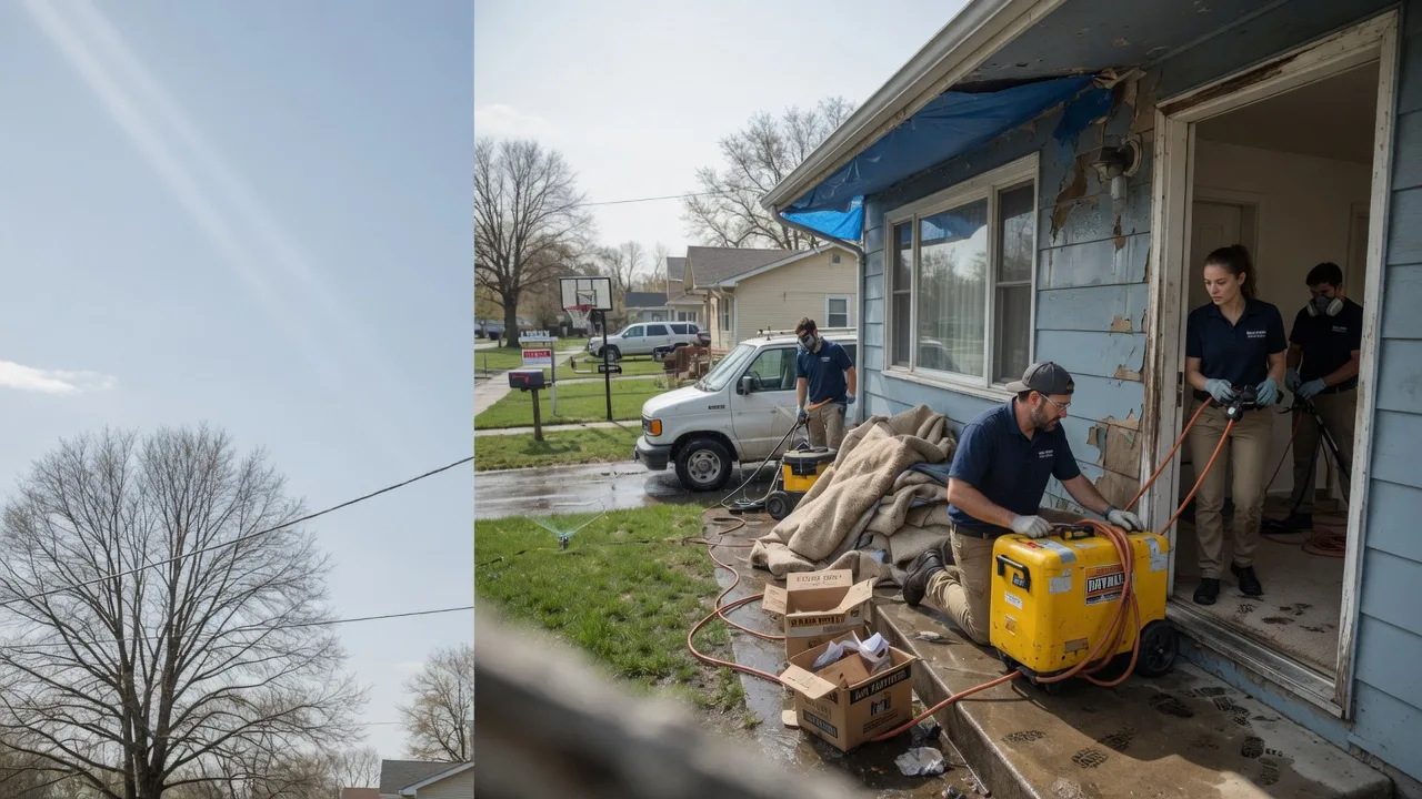 Basement Flood Cleanup in Blue Grass, IA near me